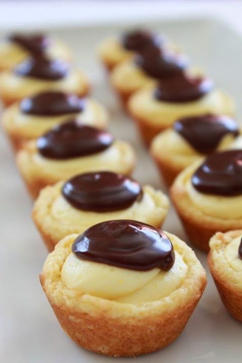 Baking Treats Deserts, Number Food Ideas, Appetizer Recipes For Large Crowd, Ninja Professional Plus Kitchen System Recipes, Individual Boston Cream Pie, Gbbo Recipes Desserts, Heavy Cream Cookies, Dessert That Goes With Pizza, Special Desserts Ideas