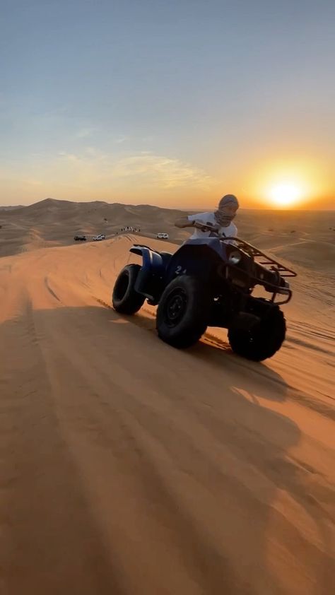 Dubai Desert Quad Bike, Quad Bike Desert, Rise Above It, Quad Biking, Quad Bikes, Dubai Desert Safari, Desert Safari Dubai, Dubai Aesthetic, Dubai Lifestyle