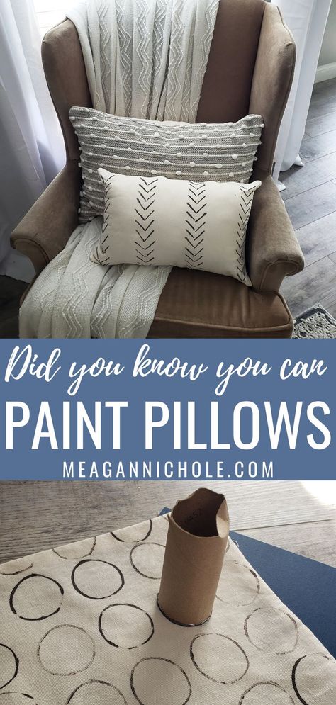 Painting Throw Pillows Diy, Easy Decorative Pillow Covers, Throw Pillow Cases Diy, Throw Pillow Covers Diy How To Make, How To Make Decorative Pillow Covers, Drop Cloth Throw Pillows, Drop Cloth Pillows Diy, Canvas Pillow Covers Diy, Pillow Covers Diy Ideas