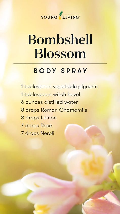 DIY Body Spray with Essential Oils | Young Living Blog Diy Body Oil Recipe With Essential Oils, Essential Oil Body Spray Recipes Homemade Perfume, Diy Body Oil With Essential Oils, Diy Body Spray Recipes, Diy Body Oil Recipe, Body Spray Recipe, Diy Body Spray, Essential Oil Perfume Blends, Essential Oil Spray Recipes