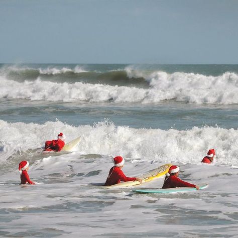 Surf Christmas, Cocoa Beach Restaurants, Things To Do In Florida, Florida Winter, Surfing Santa, Florida Travel Guide, Beach Weekend, Launch Pad, Surf Shack