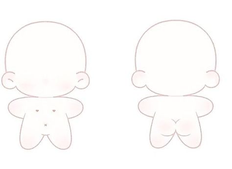 Chibi Doll, Chibi Body, Doll Drawing, Hello Kitty Crafts, Crystal Bead Jewelry, Body Base Drawing, Anime Drawing Books, Paper Doll Template, Plushie Patterns