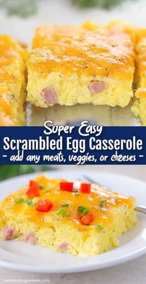 Easy Breakfast Egg Bake, Mini Egg Casserole, Egg Bake Casserole No Hashbrowns, Egg Casserole For Two, Small Egg Casserole, Small Egg Bake Breakfast Casserole, Egg Casserole Without Hashbrowns, Large Egg Bake, Freezer Egg Bake