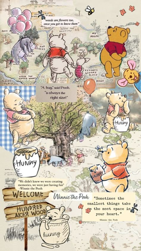 margerithakoster adlı kullanıcının Shuffle'larına göz atın Winnie the Pooh🍯🐝🧸 #winniethepooh #poohbear #poohbearandfriends #cute #aesthetic #wallpaper #honey #vintage #vibes Pooh Background, Winnie The Pooh Background, Pooh Pictures, Disney Characters Wallpaper, Winnie The Pooh Pictures, Cute Winnie The Pooh, Images Disney, Winnie The Pooh And Friends, Winnie The Pooh Quotes