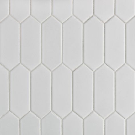 Picket Fence Backsplash Kitchen, White Picket Tile Backsplash, Timeless Kitchen Backsplash, Picket Tile Backsplash, White Shower Tile, Mulberry House, Tile Shapes, Kitchen Backsplash Designs, Backsplash Designs