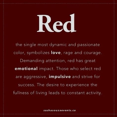 Red Person Meaning, Red Definition, Burgundy Aesthetic, Red Aura, Red Quotes, Strive For Success, I See Red, Cherry Wine, Red Icons:)