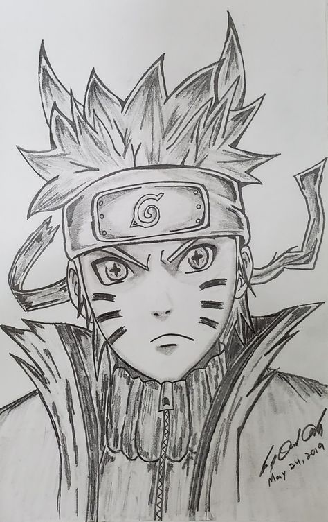 Naruto Uzumaki- Nine Tails Sage Mode Naruto And Nine Tails Drawing, Naruto Nine Tails Drawing, Naruto Six Paths Sage Mode Sketch, Naruto Sage Mode Sketch, Naruto 6 Paths Mode Drawing, Naruto Sage Mode Drawing, Uzumaki Naruto Drawing, Madara Uchiha Sketch, Naruto Nine Tails Mode