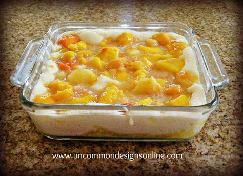 The Best {and easiest} Peach Cobbler Recipe Ever... - Uncommon Designs... Peach Dumplings, Homemade Peach Cobbler, Easy Peach Cobbler Recipe, Cobbler Easy, Peach Cobbler Easy, Peach Desserts, Peach Cobbler Recipe, Cobbler Recipe, Peachy Keen