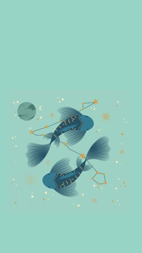 Pieces Zodiac Wallpaper Iphone, Pieces Wallpaper Zodiac, Pisces Aesthetic Wallpaper Iphone, Pisces Wallpaper Iphone, Aesthetic Fish Wallpaper, Pisces Wallpaper Aesthetic, Pisces Aesthetic Wallpaper, Mermaid Pisces, Pisces + Core + Aesthetic