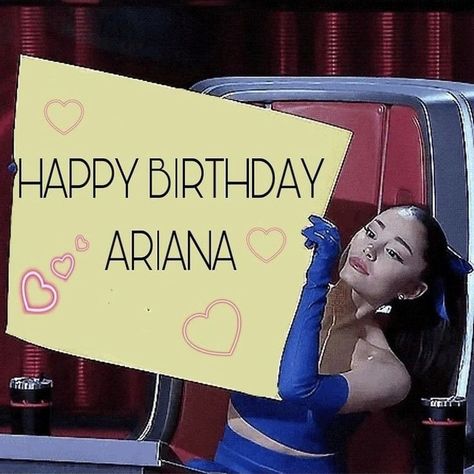 Happy birthday to a wonderful, resilient and strong person with a big heart and a great voice, who sets herself apart from the rest with her unique voice. Ariana, every year goes by and you have not abandoned the love and admiration I have for you, I have known you since I was 7 years old and from that moment I was captivated by your music, but most of all by your voice and the way you are, as I first appreciated it on Nickelodeon. I love and admire you so much Ariana Grande, never stop being... Ariana Grande Birthday, Strong Person, The Way You Are, Big Heart, Your Voice, Your Music, Nickelodeon, Ariana Grande, The Voice