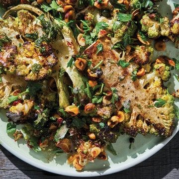 Cauliflower And Broccoli, Late Fall, Vegetarian Paleo, Vegetarian Recipes Dinner, Vegetarian Dinner, Roasting Pan, Bon Appetit, Hazelnut, Great Recipes