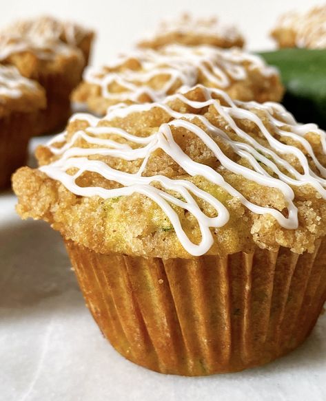 Zucchini Coffee Cake Muffins | e2 bakes brooklyn Pumpkin Spice Zucchini Muffins, Zucchini Coffee Cake Muffins, Bakery Style Zucchini Muffins, Zucchini Muffins Recipes, Zucchini Coffee Cake, Lemon Zucchini Muffins, Muffins Zucchini, Butterball Cookies, Zucchini Bread Muffins