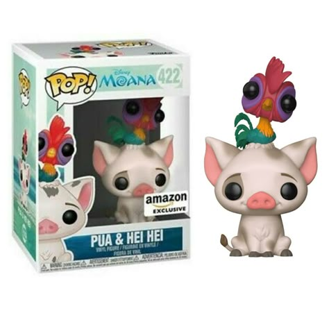 Cute Funko Pops, Hei Hei Moana, Игрушки Funko Pop, Funky Pop, Pop Figurine, Funko Pop Dolls, Pop Characters, Funk Pop, Funko Pop Toys