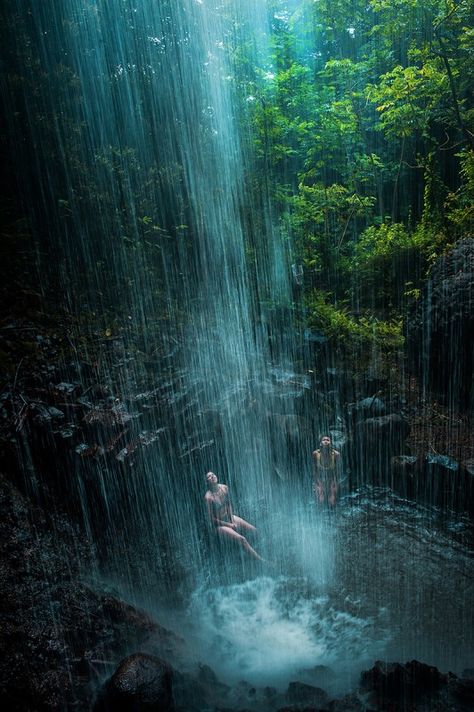 Under A Waterfall, Camp Vibes, Into The Wild, A Whole New World, Beautiful World, Outdoor Camping, Happy Places, The Great Outdoors, Places To Travel