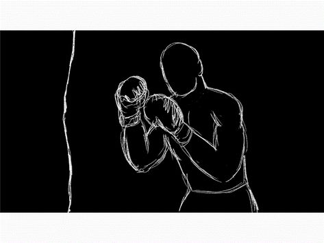 Boxer Throwing Punches Punching Bag Drawing 2D Animation by Retro Vectors Limited Punching Bag Drawing, Punching Animation, Boxing Animation, Punch Animation, Bag Drawing, Graphic Black And White, Learn Animation, Art Games, Frame By Frame Animation