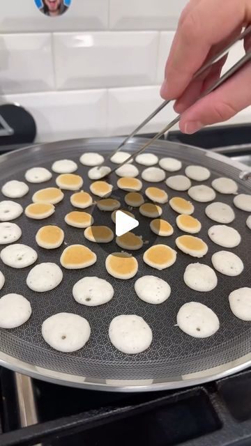 Kyle Istook on Instagram: "Mini pancake cereal #satisfying #recipe #foodhacks" Pancake Cereal, Mini Pancakes, April 7, Food Hacks, Pancakes, Cereal, On Instagram, Instagram