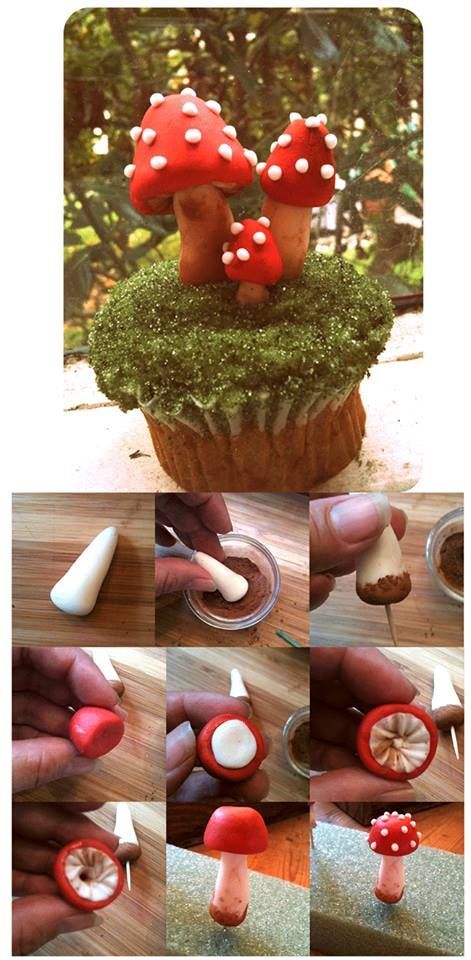 Fondant Flower Tutorial, Cupcakes Fondant, Fondant Ideas, Woodland Cake, Fondant Cake Toppers, Fondant Tutorial, Modeling Chocolate, Fondant Decorations, Fondant Cupcakes