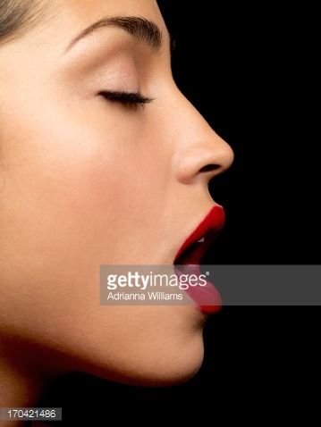 Face in Profil with mouth open Open Mouth Side Profile, Drawing Open Mouth, Open Mouth Profile, Open Mouth Reference, Celebrity Funny Faces, Side Profile Woman, Mouth Reference, Mouth Photography, Head Anatomy