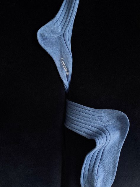 Socks Product Photography, Socks Aesthetic, Pilates Socks, Still Life Images, Dress Photography, Set Clothes, Comme Si, Mint Color, Klein Blue