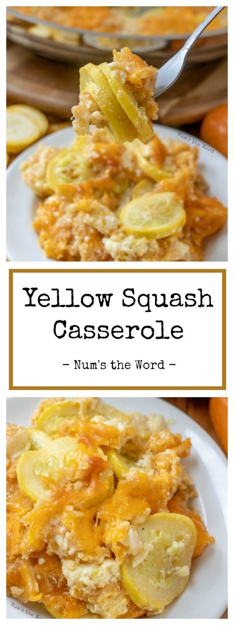 Easy Yellow Squash Recipes, Yellow Squash Casserole Recipe, Squash Thanksgiving, Baked Yellow Squash, Cooking Yellow Squash, Casserole Thanksgiving, Yellow Squash Casserole, Summer Squash Recipes, Yellow Squash Recipes