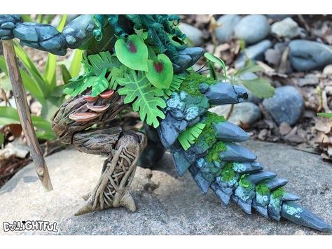 Doll-sized Dragon Tail: Earth Dragon by Dollightful - Thingiverse Dollightful Dragon, Earth Dragon, Earth Baby, Dragon Tail, Doll Repaint, A Series, The Earth, Youtube Channel, 3d Printing