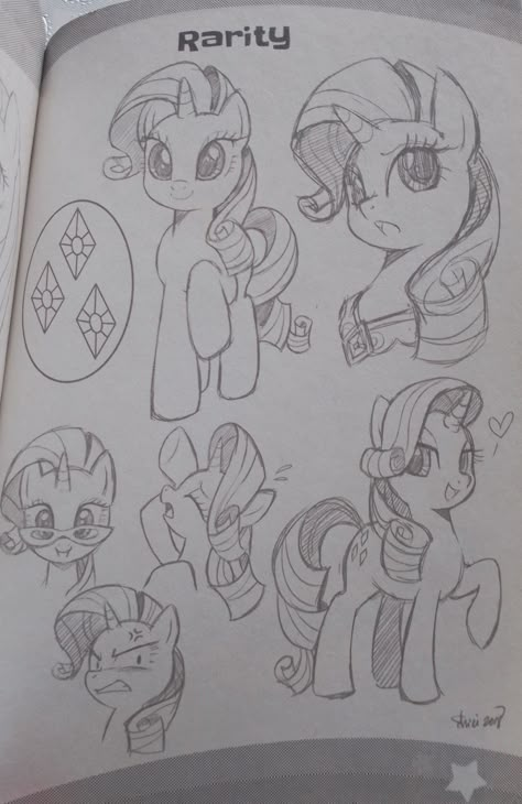 How To Draw A My Little Pony, Mlp Drawing Reference, How To Draw Ponies, How To Draw My Little Pony, How To Draw Mlp, Rarity Drawing, Mlp Doodles, Mlp Sketches, My Little Pony Reference