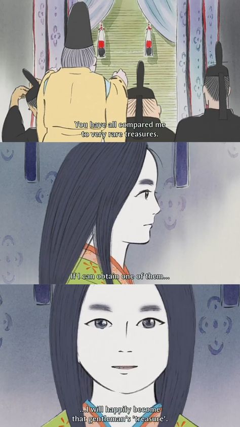 The Princess Kaguya, The Tale Of Princess Kaguya, Princess Kaguya, Studio Ghibli Movies, Ghibli Movies, Peaceful Places, Anime Quotes, The Princess, Studio Ghibli