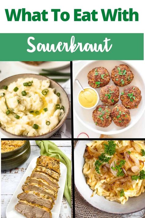 What To Eat Sauerkraut With, Things To Make With Sauerkraut, What Goes With Sauerkraut, What To Make With Sauerkraut, Sourcrout Recipes Dishes, What To Do With Sauerkraut, Ways To Eat Sauerkraut, What To Eat With Sauerkraut, Sour Kraut Recipes Meals