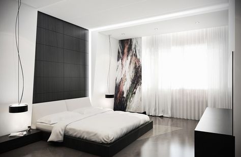 bed is one of the best ways to spend rainy fall days, but to do any of that, you’re going to need a great bedside table lamps. #pinterest#bedroom#modernbedroom#viral#2019#ikea#ikeabedroom Japandi Bedroom Design, Black Walls Bedroom, White Bedrooms, Black White Bedrooms, White Bedroom Design, White Bedroom Decor, White Bedroom Furniture, Woman Bedroom, Classic Bedroom