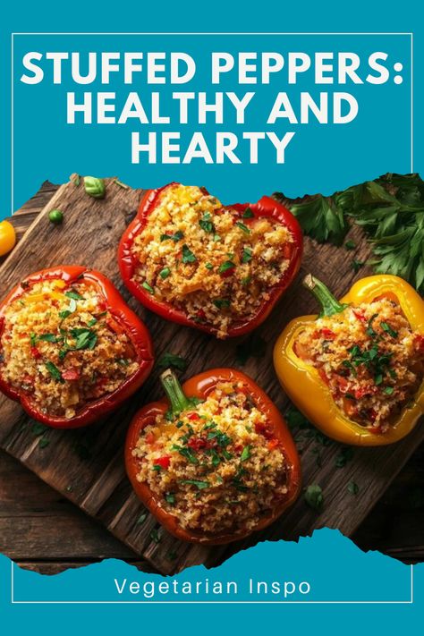 Try these delicious stuffed pepper recipes that are packed with flavor and nutrition! Easy to make and perfect for dinner. 🌿 #HealthyDinners #StuffedPepperInspo #HeartyAndHealthy #FlavorfulMeals Persian Stuffed Peppers, Healthy Stuffed Peppers Recipe, Stuffed Peppers Ground Beef, Healthy Stuffed Peppers, Veggie Stuffed Peppers, Stuffed Pepper Recipes, Pepper Recipes Healthy, Stuffed Peppers Healthy, Pepper Recipes