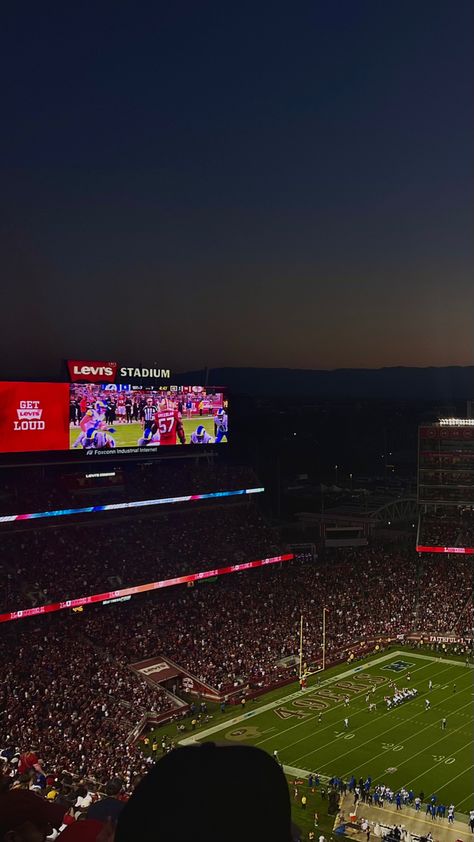 49ers Aesthetic, Levis Stadium, Stadium Pics, Seasonal Wallpaper, 2024 Manifestations, Stadium Wallpaper, Levi Stadium, Nfl Stadiums, Future Job