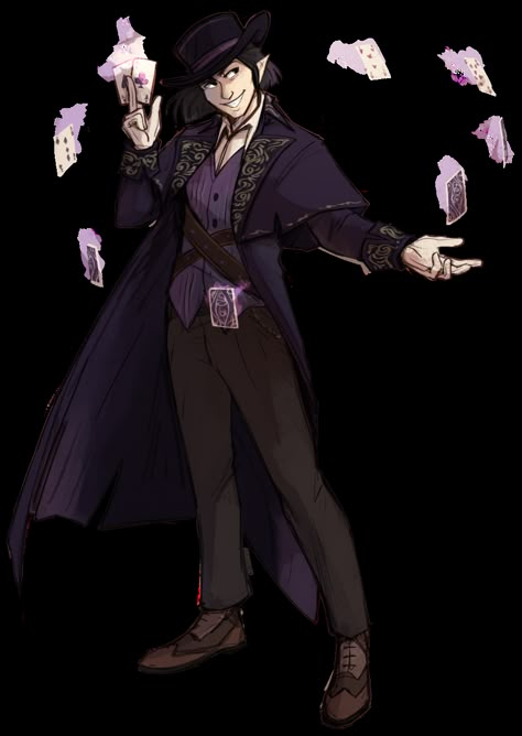 Cardslinger - Sorcerous Origin for D&D 5e - Tribality D&d Sorcerer, Gambler Oc, Gambler Character Design, Dnd Gambler, Dnd Sorcerer Art, Sorcerous Origin, Anime Campaign, Dark Jester, Sorcerer Dnd