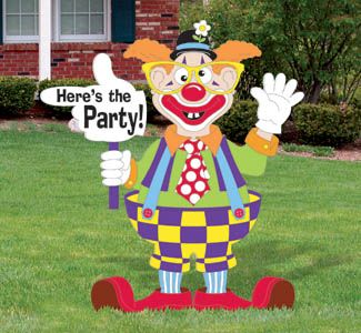 Clown Party Sign Woodcraft Pattern Make this colorfully dressed clown and set him by the street-your guests will definitely know where the party is! #diy #woodcraftpatterns Happy Birthday Mike, Clown Crafts, Birthday Clown, Circus Carnival Party, Clown Party, Adult Party Themes, Circus Theme Party, Painting Details, Carnival Themed Party