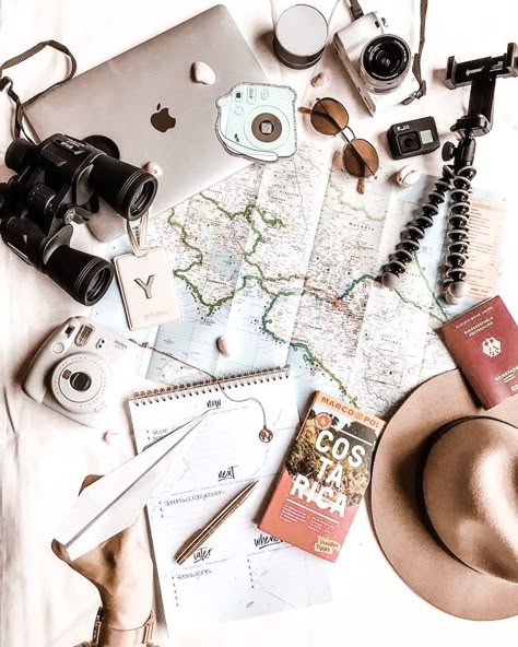 Travel Flatlay, Jungle Adventure, Marty Mcfly, Travel Wallpaper, Blogger Tips, Flat Lay Photography, Travel Inspo, New Adventures, Travel Aesthetic