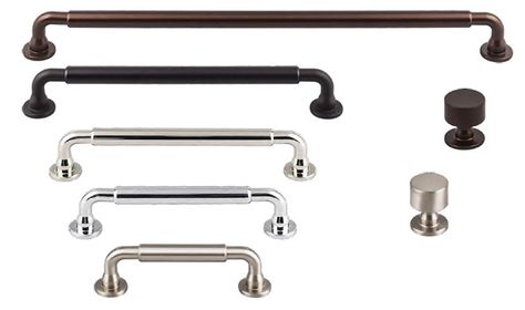 The Lily Series Decorative Hardware Suite within the Serene™ Collection by Top Knobs includes appliance pulls, oversized & standard size pull handles and a complementary knob in 2 sizes. Reminiscent of a ballet barre, this series features round pulls with a footed base and cylinder shaped knobs to accent the series. Available in 6 trendy finishes. Top Knobs Lily Pull, Kitchen Selections, Hardware Ideas, Appliance Pulls, Cabinet Drawer Hardware, Ballet Barre, Outdoors Tattoo, Kitchen Cabinet Hardware, Quality Cabinets