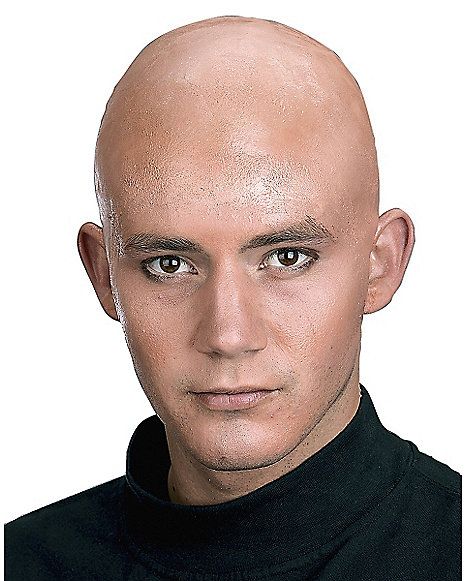 Bald Cap - Spirithalloween.com Reference Photos Male, Bald Head Man, Bald Caps, Shave Your Head, Bald Look, Bald Cap, Halloween Costume Store, Shaving Your Head, Short Hairstyles For Men