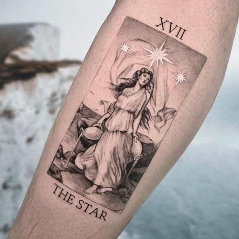 101 Amazing Tarot Card Tattoo Ideas To Inspire You In 2023 11 Outsons Tarot Card Tattoo Ideas, Card Tattoo Ideas, Star Tarot Card, The Star Tarot, Empress Tarot Card, The Magician Tarot, Tarot Tattoo, Tarot Card Tattoo, Card Tattoo Designs