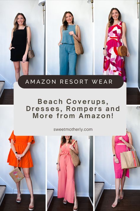 Amazon Resort Outfit ideas, Vacation look, vacation outfit, maxi dress, spring outfits, spring dresses, tropical vacation outfits, swimsuit coverups All Inclusive Resort Outfits, Amazon Beach Vacation Outfits, Beach Vacation Looks, Resort Wear Outfits, Beach Chic Outfit, Summer Cruise Outfits, Hawaii Vacation Outfits, Resort Vacation Outfits, Dresses From Amazon