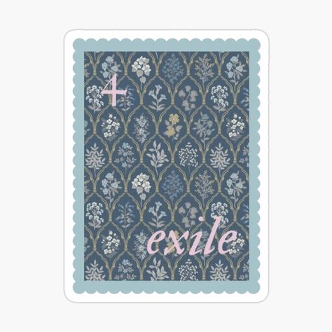 Get my art printed on awesome products. Support me at Redbubble #RBandME: https://www.redbubble.com/i/sticker/exile-taylor-swift-folklore-stamp-by-antooarmijo/157944938.EJUG5?asc=u Folklore Stickers, Exile Taylor Swift, Taylor Swift Stickers, Pink Stanley, Taylor Swift Folklore, Journaling Stickers, Sticker Ideas, Bullet Journal Writing, Bullet Journal Stickers