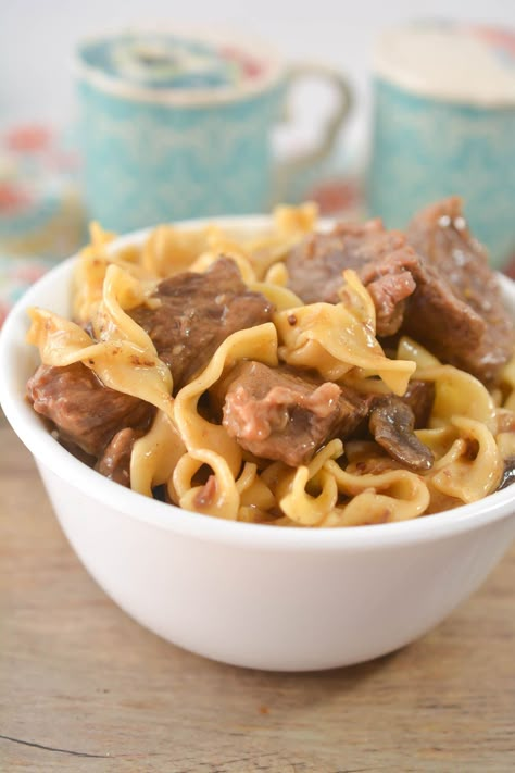 Homestyle Beef and Noodles - CheekyKitchen Homestyle Beef And Noodles, Hamburger Dinners, Beef And Noodles Recipe, Beef Marinade, Beef Ragu, Noodles Recipes, Beef Noodles, Beef Ground, Recipes Family