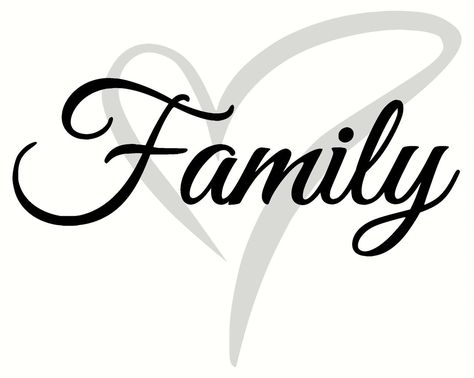 Words Family, Every Family Has A Story, Wall Stickers Quotes, Wall Words, Family Wall Decals, Simple Wall Art, Word Family, Heart Wall Art, Wall Quotes Decals