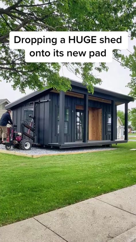 653K views · 24K reactions | amazing | Tiny Houses | Tiny Houses · Original audio Shed Homes Ideas, Tiny Home Shed, Livable Sheds, Shed House Ideas, Tiny House Exterior, Build Your Own Shed, Shed Interior, Tiny House Builders, Shed Home