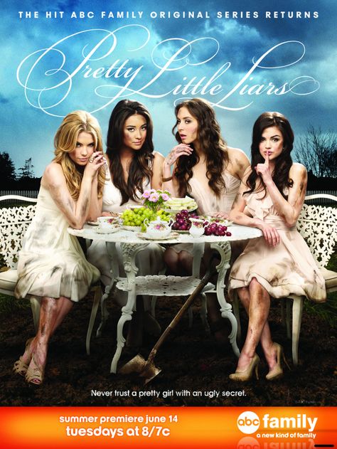 19 Things You Totally Forgot Happened On "Pretty Little Liars"   - Seventeen.com Freelee The Banana Girl, Lying Game, Film Netflix, Emily Fields, Crystal Reed, Abc Family, Dvd Box, Movie Streaming, Shay Mitchell