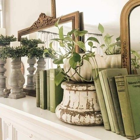 Garland on mantle