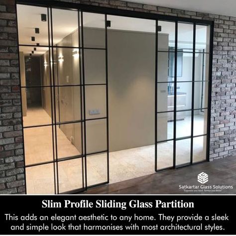 Slim Profile Sliding Glass Partition 💯 #SlidingGlassDoors #glasspartition #glasspartitions #glasspartitionsystems #interiordesign #gurgaoninteriordesigner #partitionsystems #interiordesigner #interiorstyling #interiordecorating #interiordesignidea #interiordesignidea #interiordesignideas #homestyle #architecturelovers #modernarchitecture #officepartitions #modularglasspartition #aluminium #architecture Sliding Glass Partition, Glass Partition Designs, Office Partition, Glass Partition, Partition Design, Folding Doors, Sliding Glass Door, Door Design, Modern Architecture