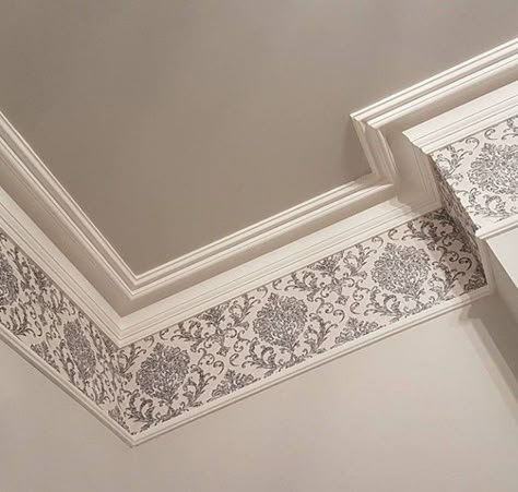 Wallpaper Above Picture Rail And Ceiling, Above Picture Rail Wallpaper, Dado Rail Wallpaper, Wallpaper And Picture Rail, Picture Rail With Wallpaper, Wallpaper Above Picture Rail Bedroom, Picture Rail Wallpaper, Wallpaper Border Ideas Bedrooms, Wallpaper Picture Rail