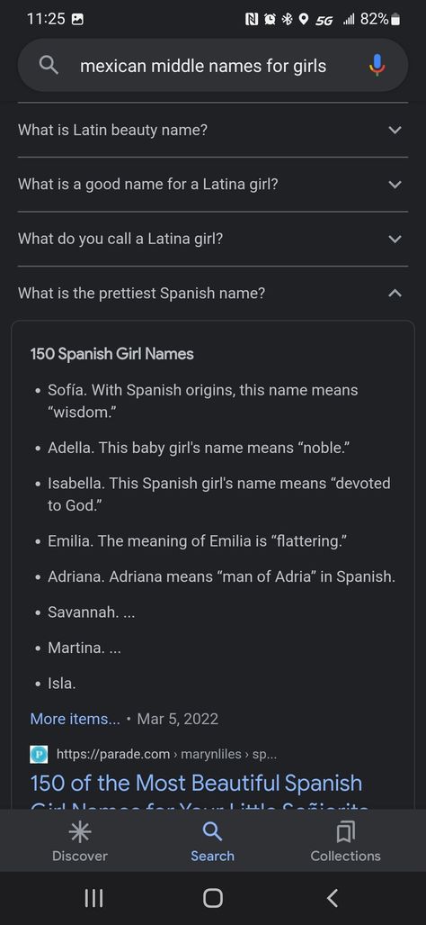 Spanish Middle Names, Spanish Girls Names, Middle Names For Girls, Spanish Names, Middle Names, Middle Name, Cool Names, Girl Names