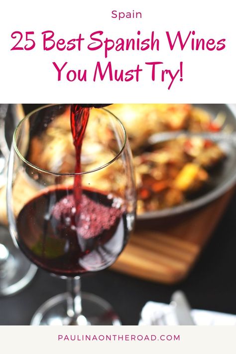 Wine Guide For Beginners, Entertaining Meals, Authentic Spanish Recipes, Spain Wine, Types Of White Wine, Spanish Red Wine, Malaga Wine, Rioja Wine, Spanish Desserts