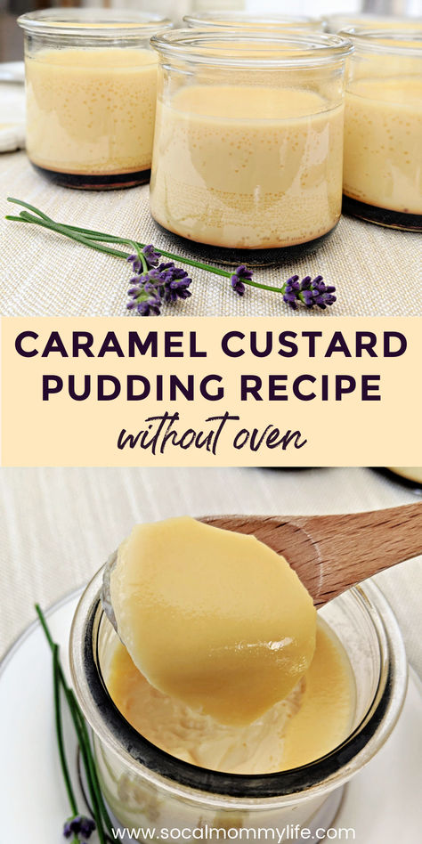 Japanese purin caramel custard pudding recipe Homemade Pudding Recipes, How To Make Egg Custard, Milk Egg Cake Recipe, Flavored Custard Recipe, Pudding For One, Japanese Caramel Pudding, Winter Spice Pudding, Custard Cup, Easy Custard Desserts