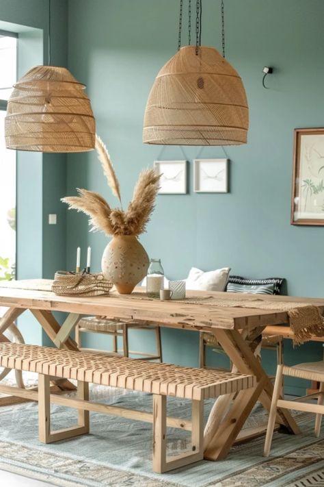 Looking to create that breezy, relaxed feel in your dining room? Check out these amazing coastal color schemes! From soft sandy tones to refreshing aqua blues, the right palette can completely transform your dining space. Update your home with these delightful marine-inspired ideas that fuse both style and comfort. Perfect for anyone wanting to bring the beachside charm right to their dining area. Make mealtime a mini getaway with colors that invite calm and serenity. Interested in tips for a beautifully blended coastal vibe? Look no further! Coastal Colour Palette, Coastal Home Office, Coastal Home Design, Coastal Bungalow, Beach House Dining Room, Vintage Coastal Decor, Coastal Color Scheme, Dining Room Colour Schemes, Coastal Color Palette